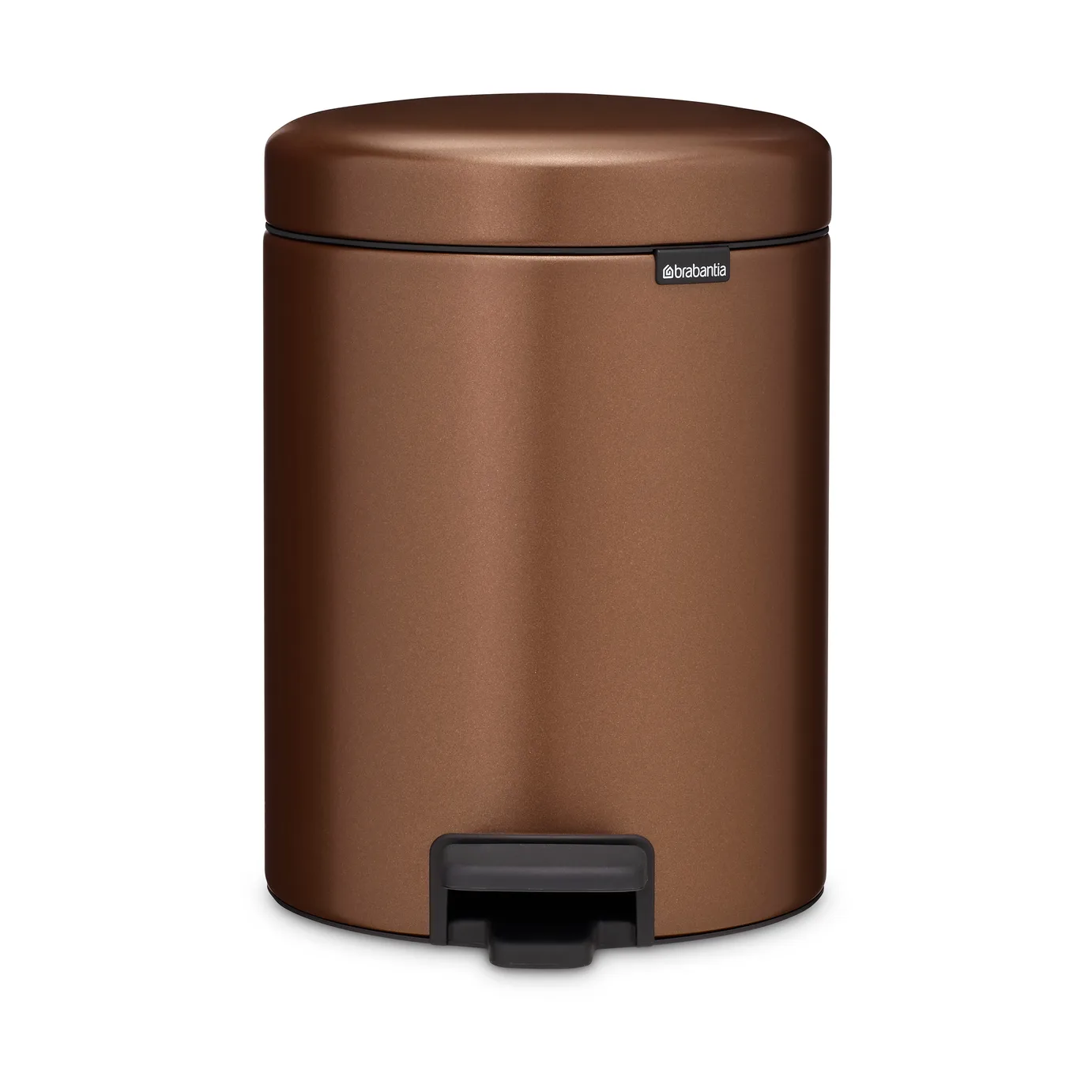 New Icon pedal bin 5 liter, Warm bronze Brabantia