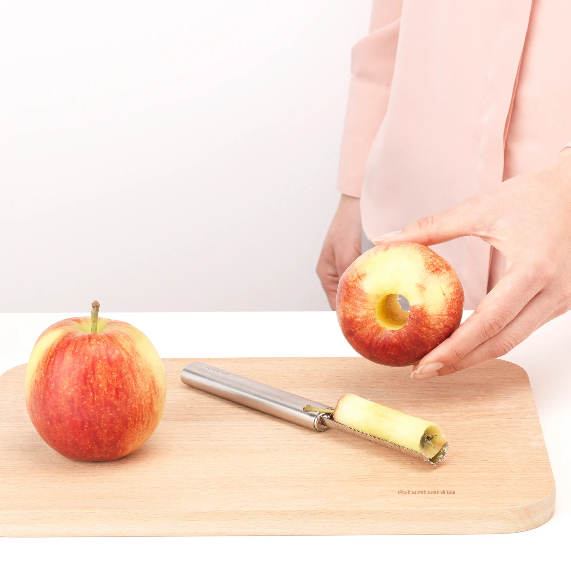 Profile apple corer, stainless steel Brabantia