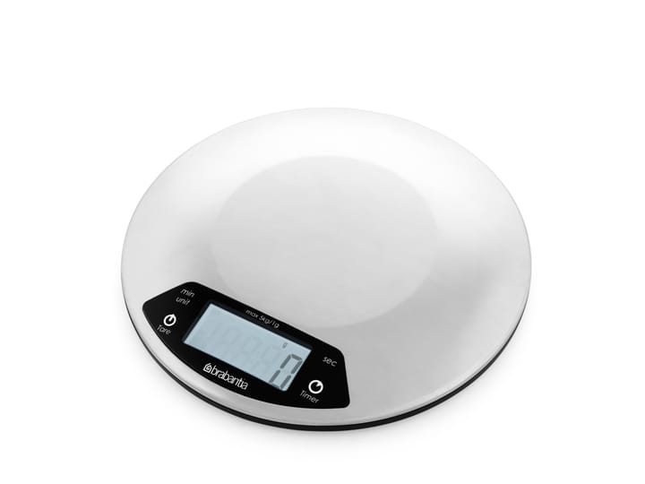 Profile kitchen scale with timer, Silver Brabantia