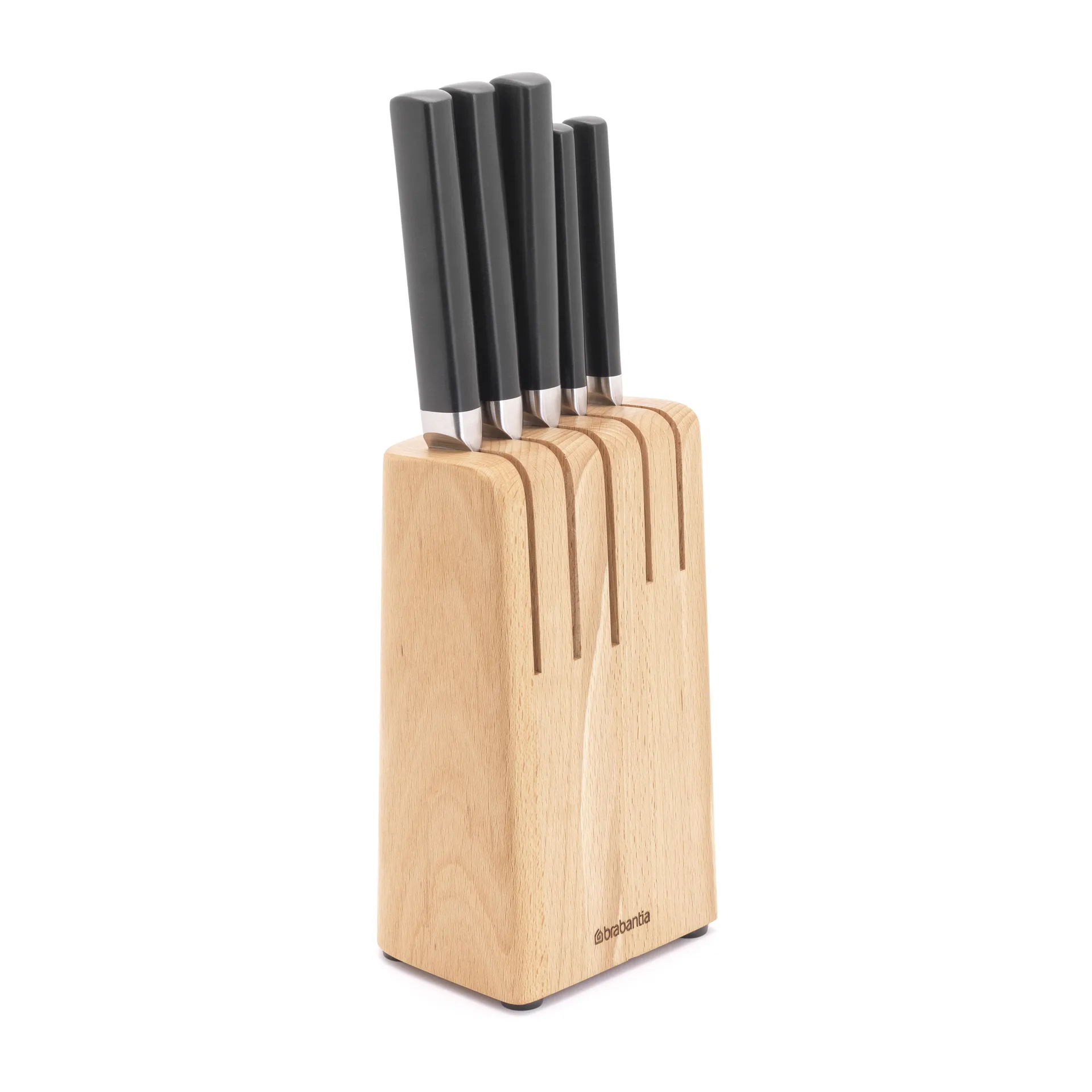 Profile knife Block with knifees 5st, Wood Brabantia