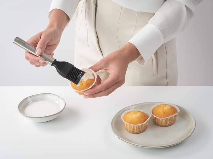 Profile pastry brush silicon large, Stainless Steel Brabantia