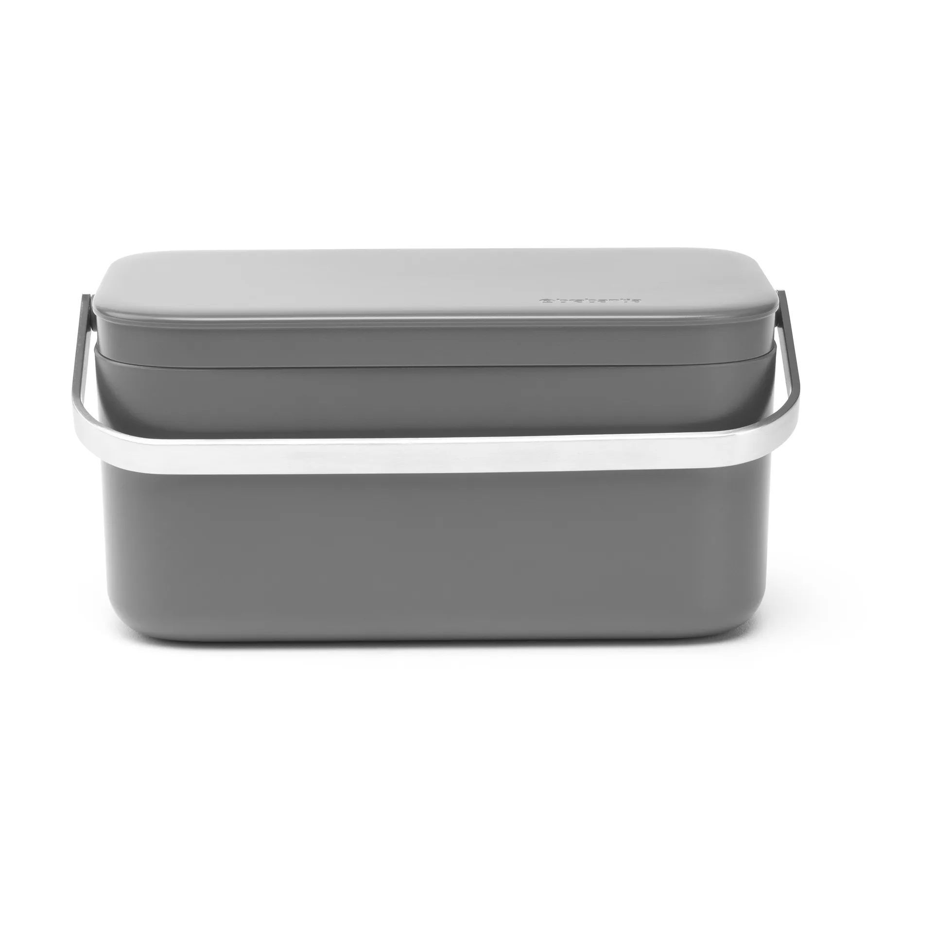 Sinkside food waste bin 13x22 cm, Dark grey Brabantia