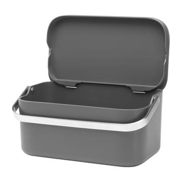 Sinkside food waste bin 13x22 cm - Dark grey - Brabantia