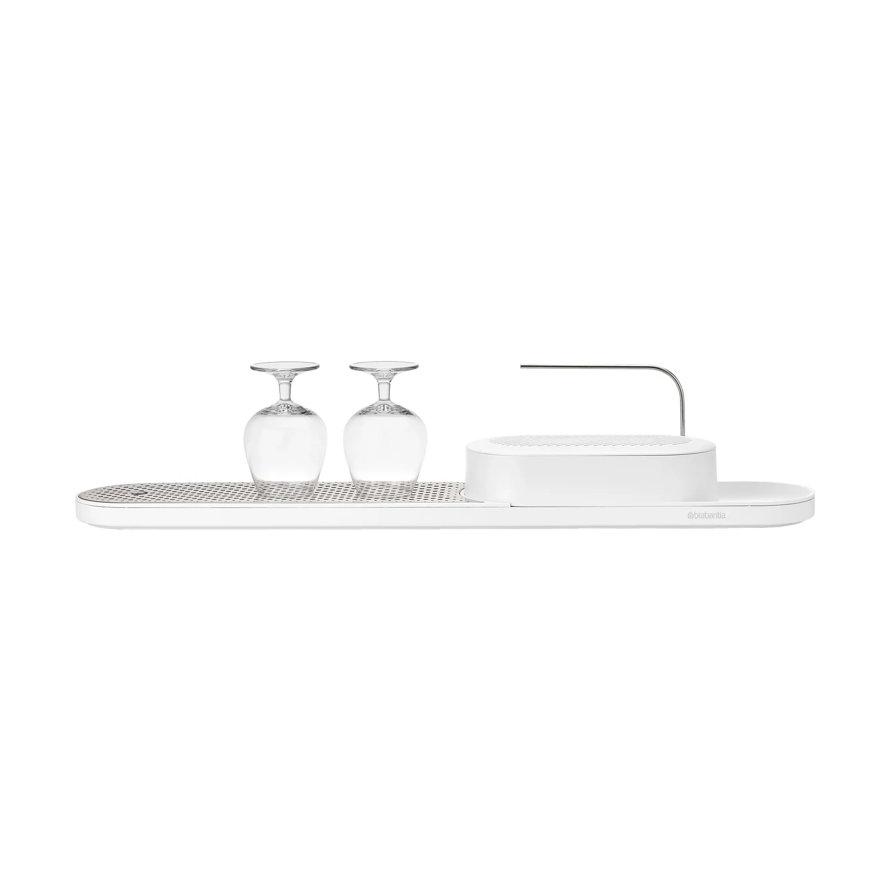SinkStyle sink organiser set 2 pieces, Mineral Fresh White Brabantia