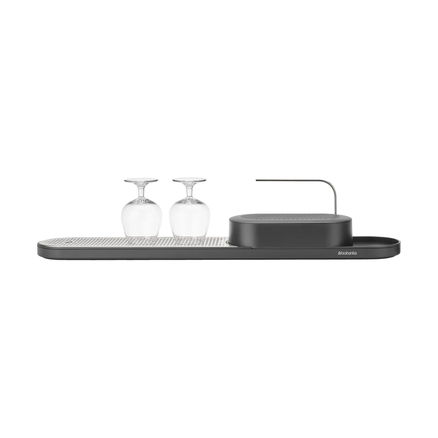 SinkStyle sink organiser set 2 pieces, Mineral Infinite Grey Brabantia
