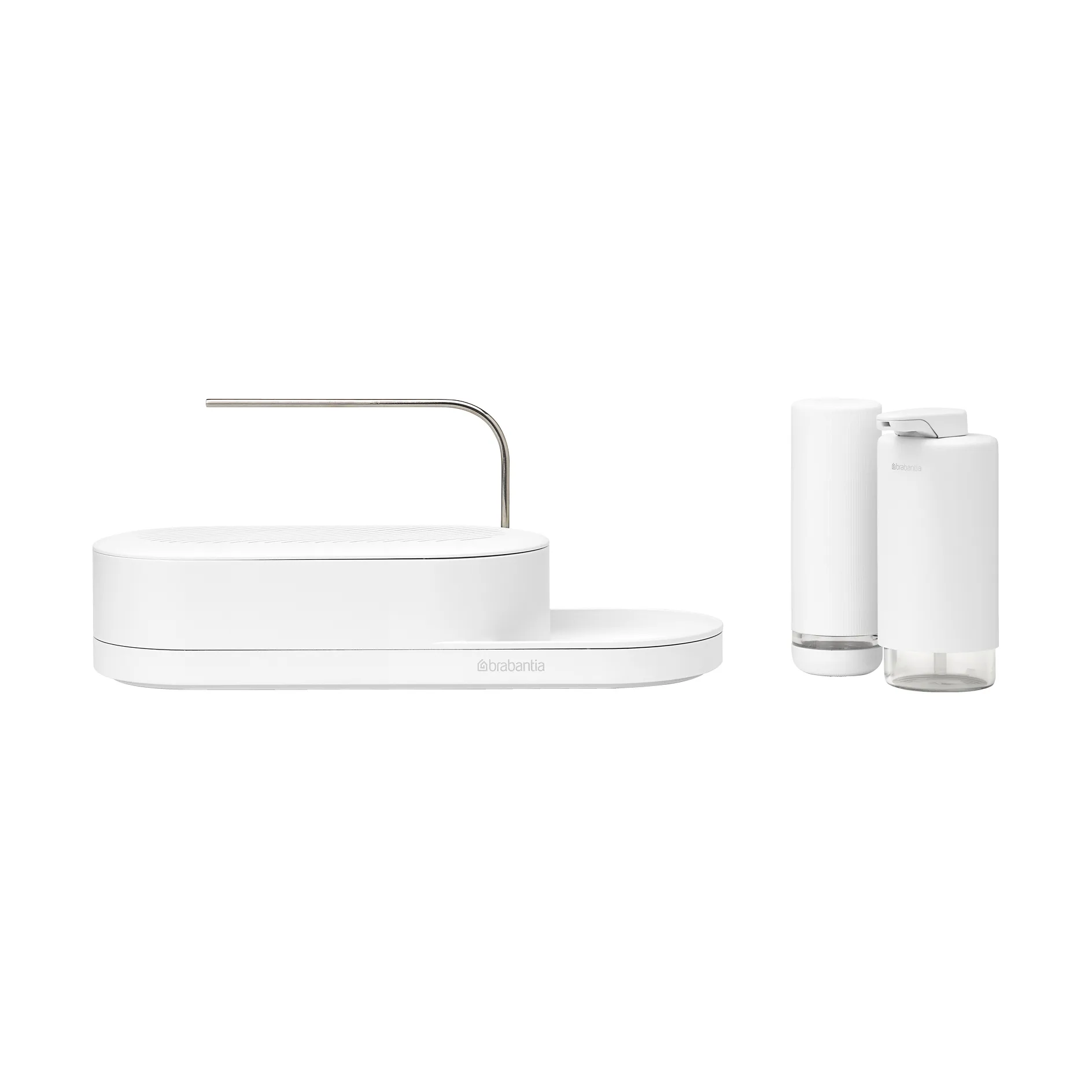 SinkStyle sink organiser set 3 pieces, Mineral Fresh White Brabantia