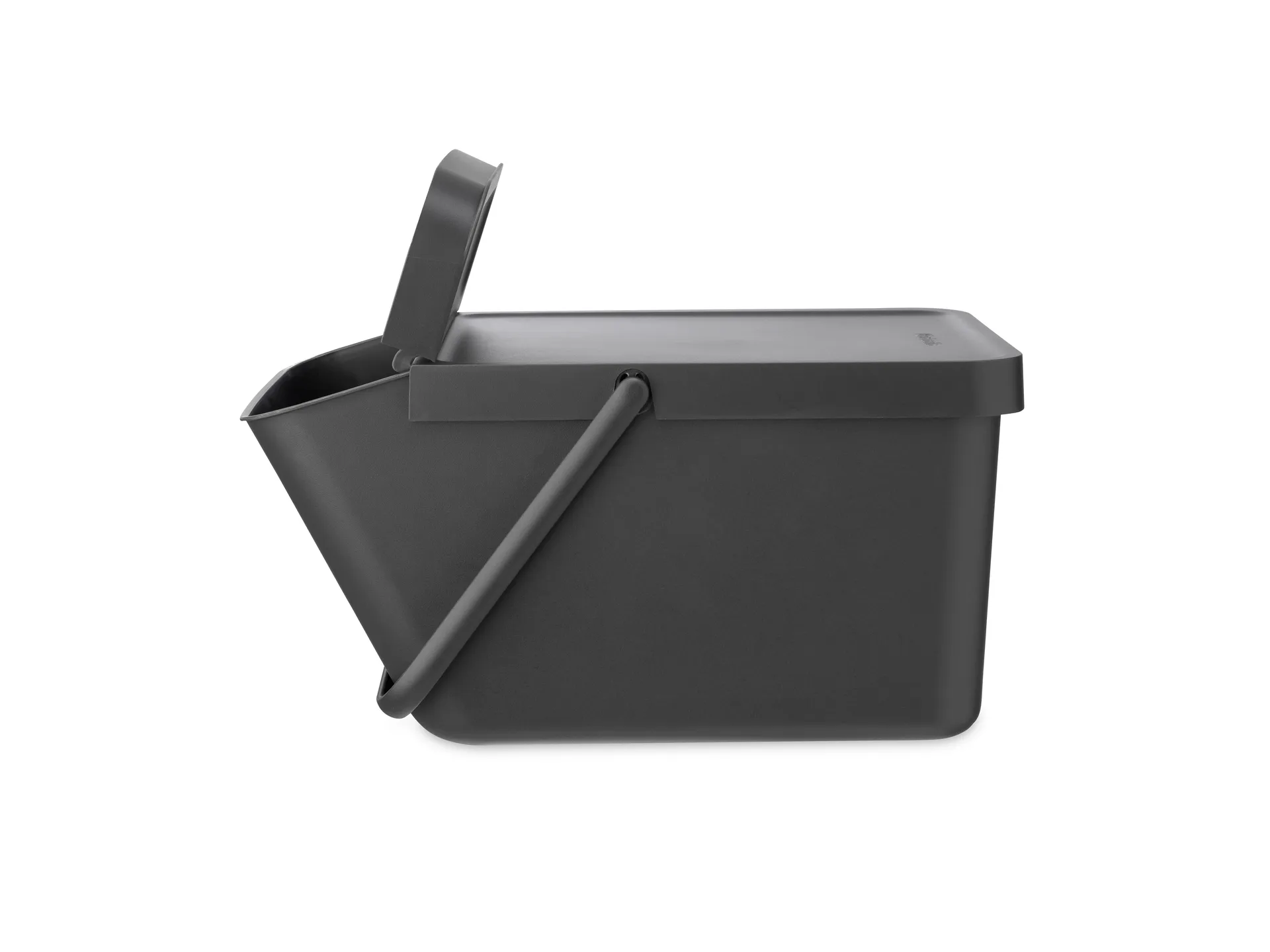 Sort & Go stackable waste bucket 20 L, Grey Brabantia