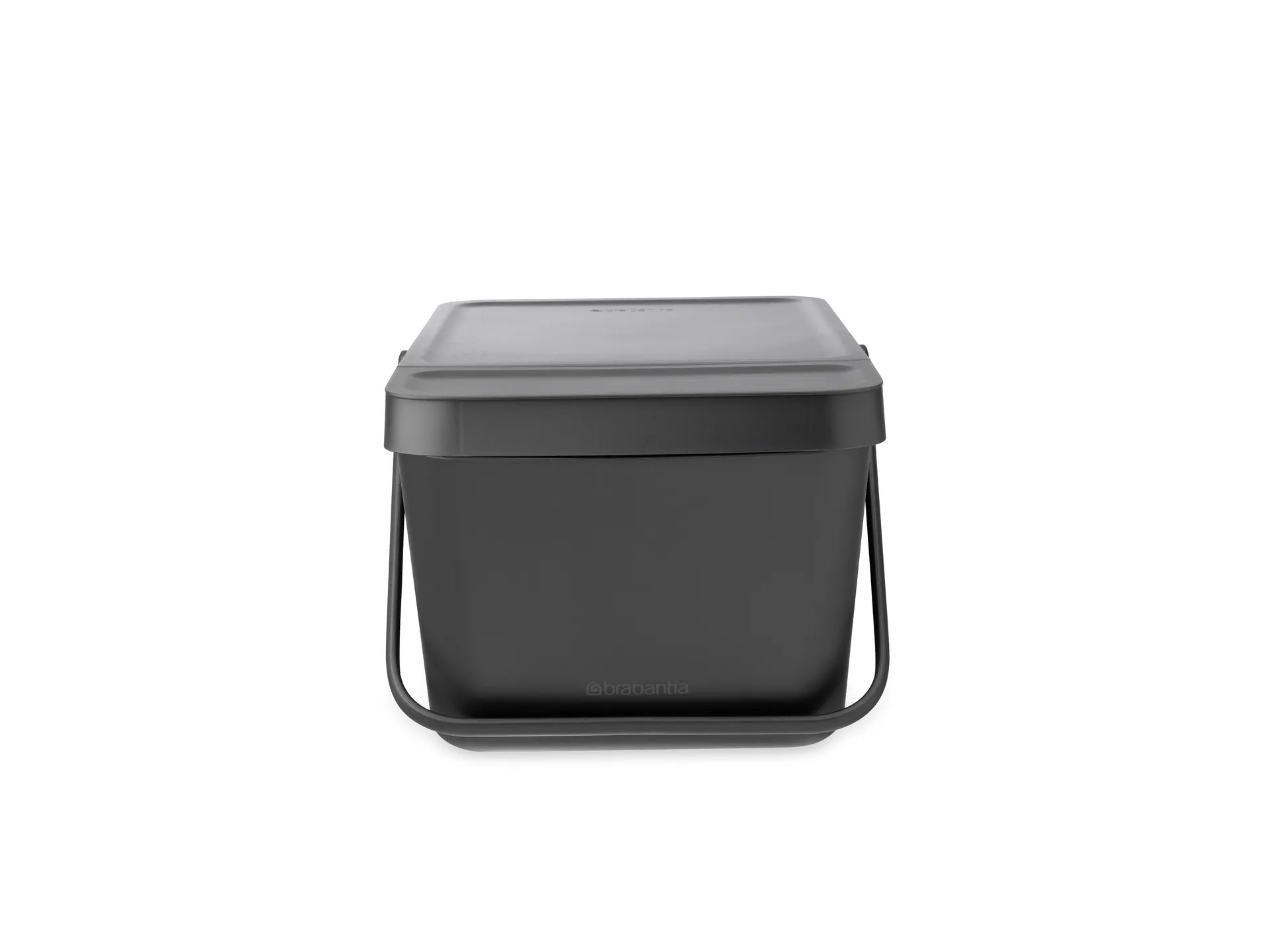 Sort & Go stackable waste bucket 20 L, Grey Brabantia