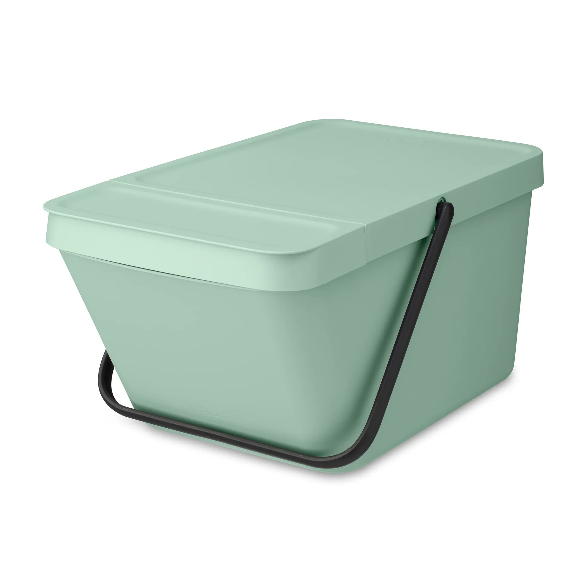 Sort & Go stackable waste bucket 20 L, Jade Green Brabantia