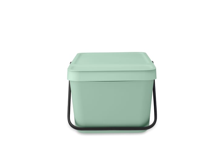 Sort & Go stackable waste bucket 20 L, Jade Green Brabantia