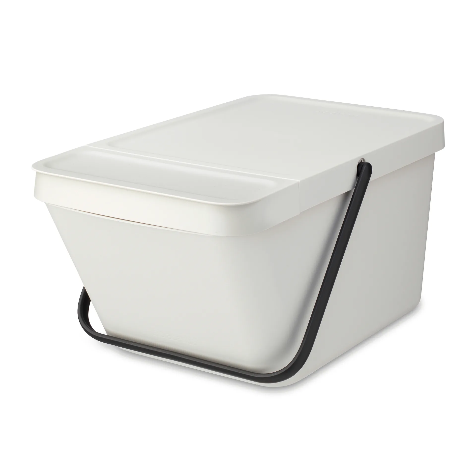 Sort & Go stackable waste bucket 20 L, Light grey Brabantia