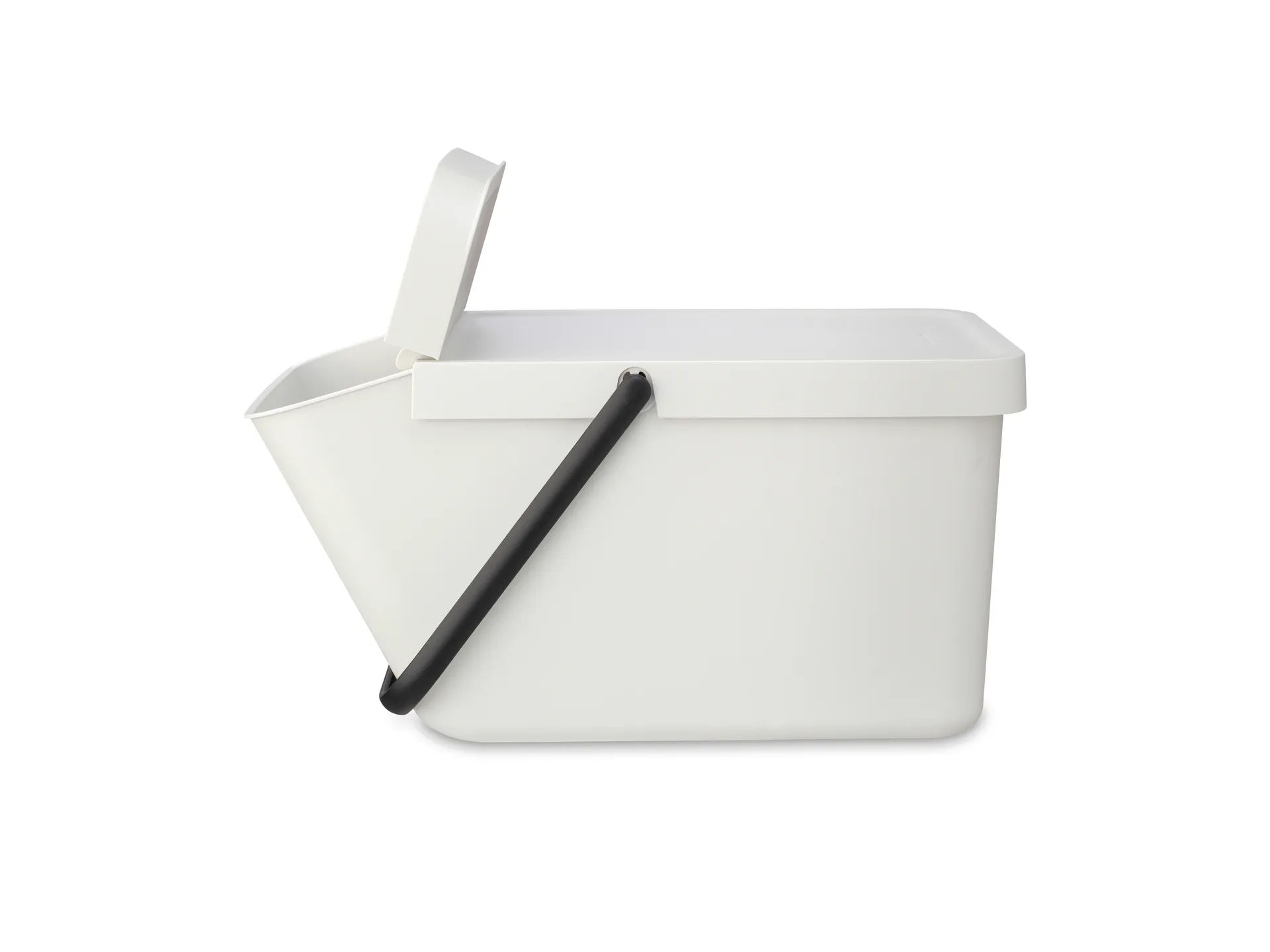 Sort & Go stackable waste bucket 20 L, Light grey Brabantia