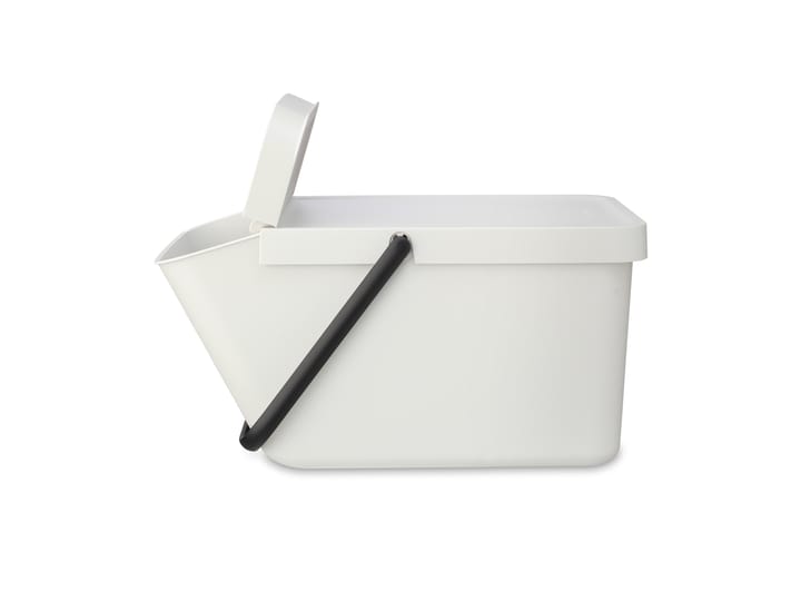 Sort & Go stackable waste bucket 20 L, Light grey Brabantia