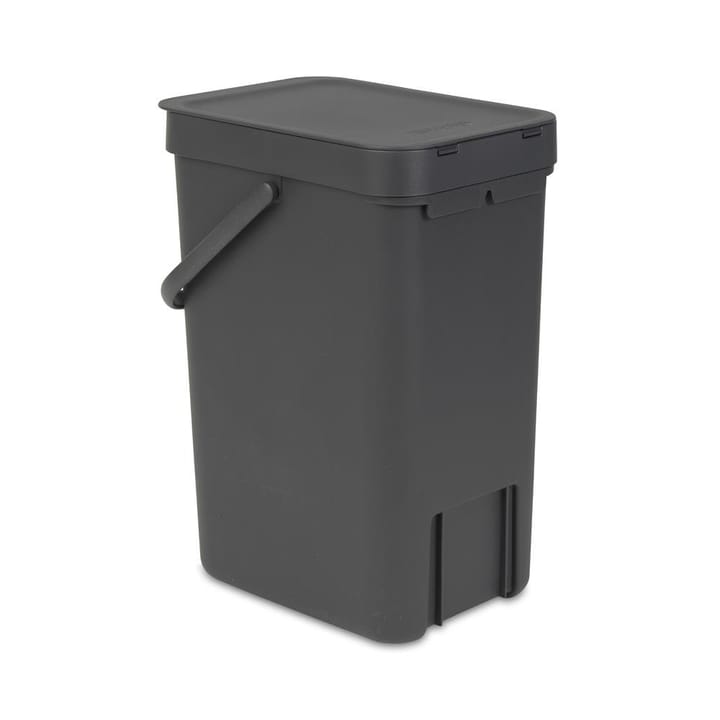 Sort & Go waste bin 12 l. - grey - Brabantia