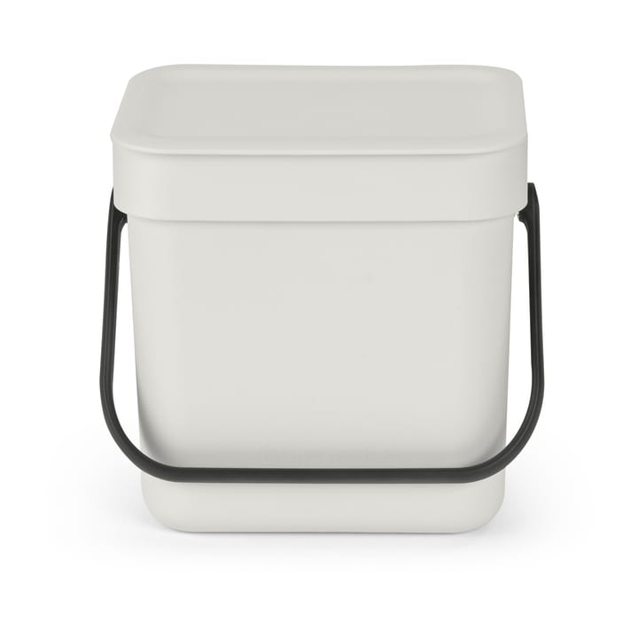 Sort & Go waste bin 3 L, Light grey Brabantia