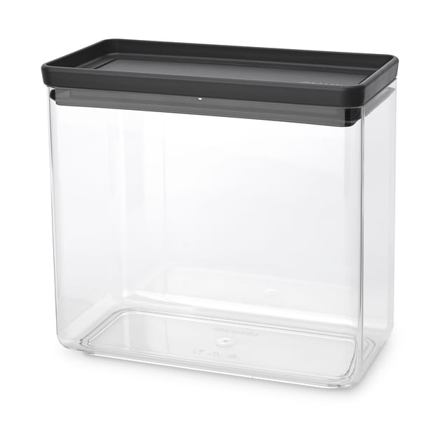 TASTY+ stackable container 3.5 liters, Dark grey Brabantia