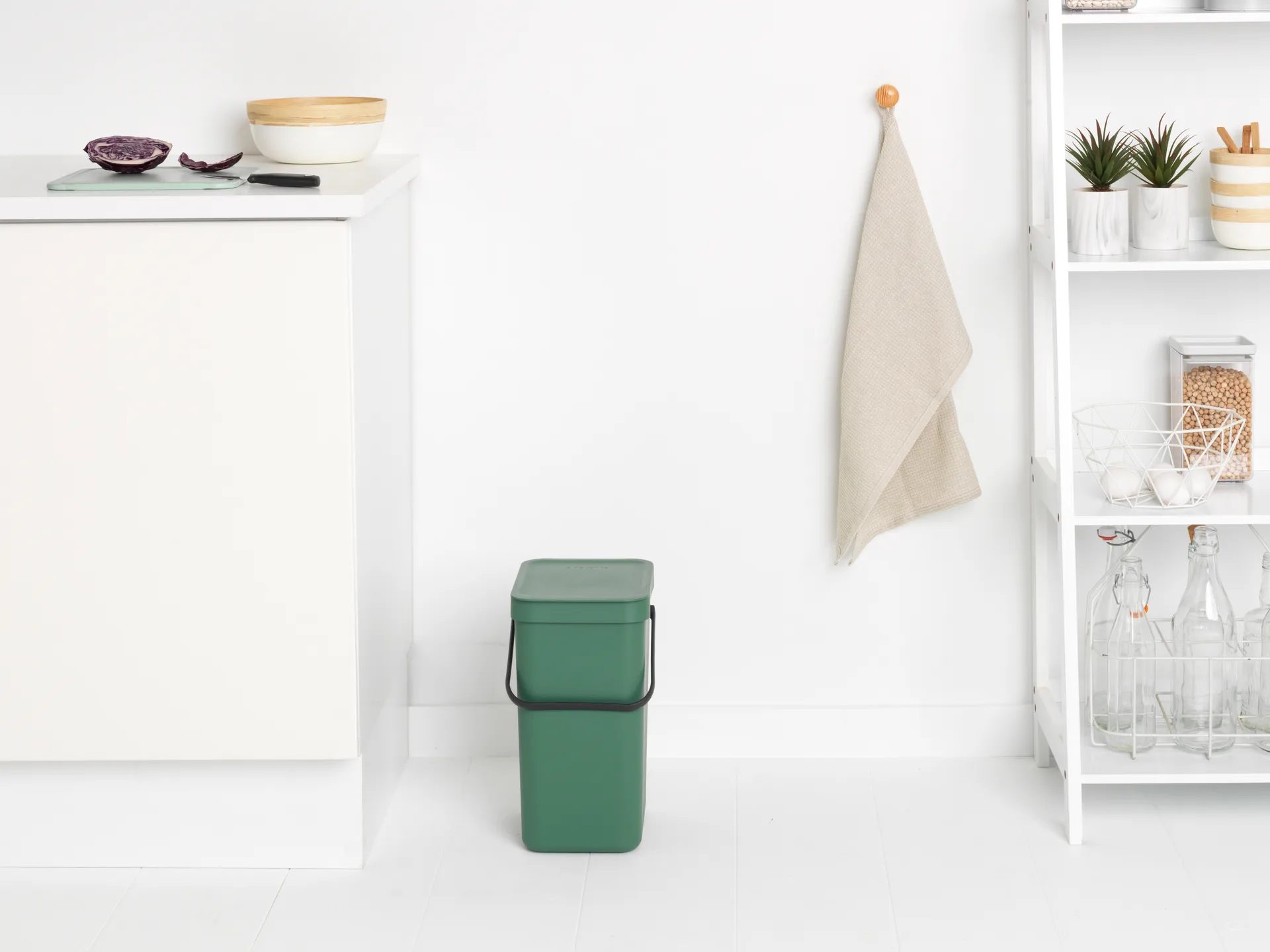 Waste bin Sort & Go 12 L, Fir Green Brabantia
