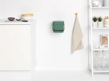 Waste bin Sort & Go 6 L - Fir Green - Brabantia