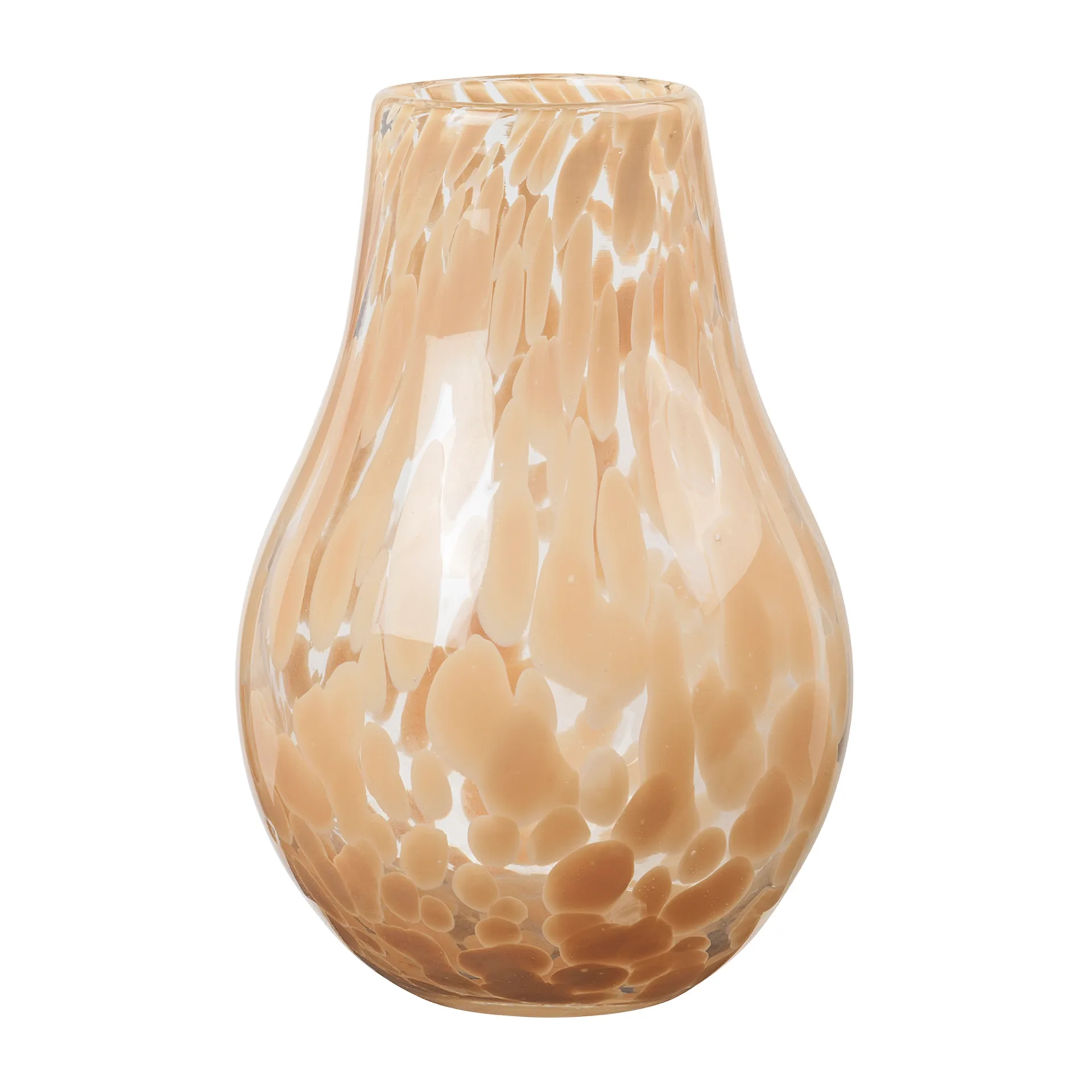 Ada Spot vase 22.5 cm, Golden yellow Broste Copenhagen