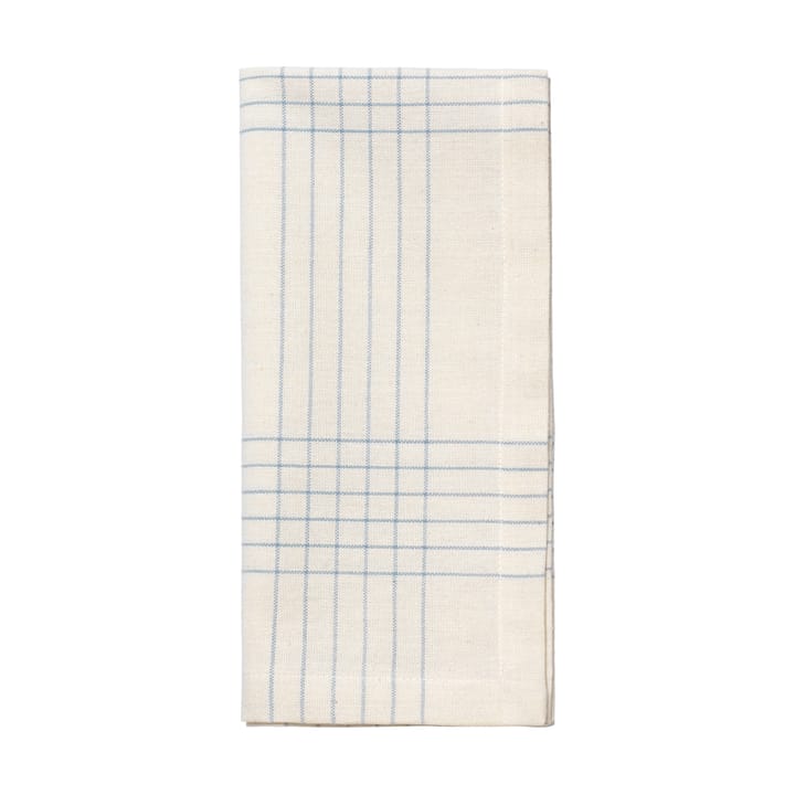 Alice fabric napkin 45x45 cm, Dusty blue-natural Broste Copenhagen