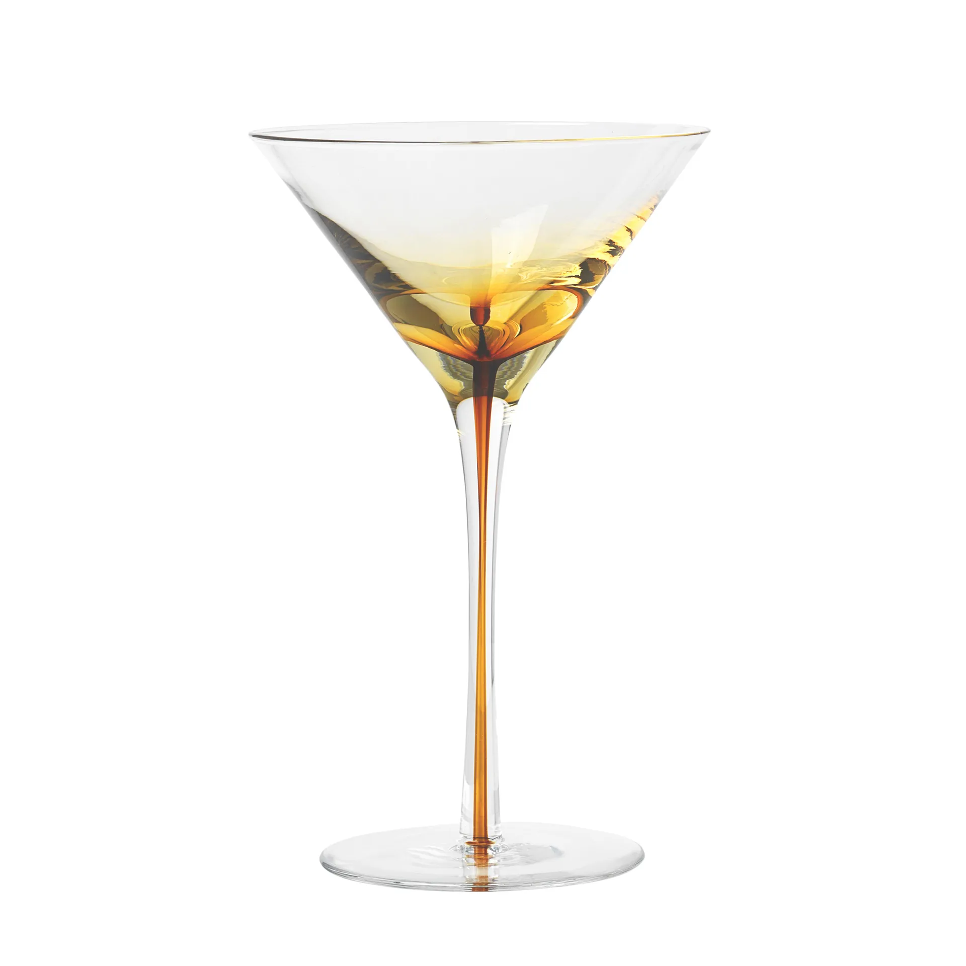 Amber martini glass, 20 cl Broste Copenhagen