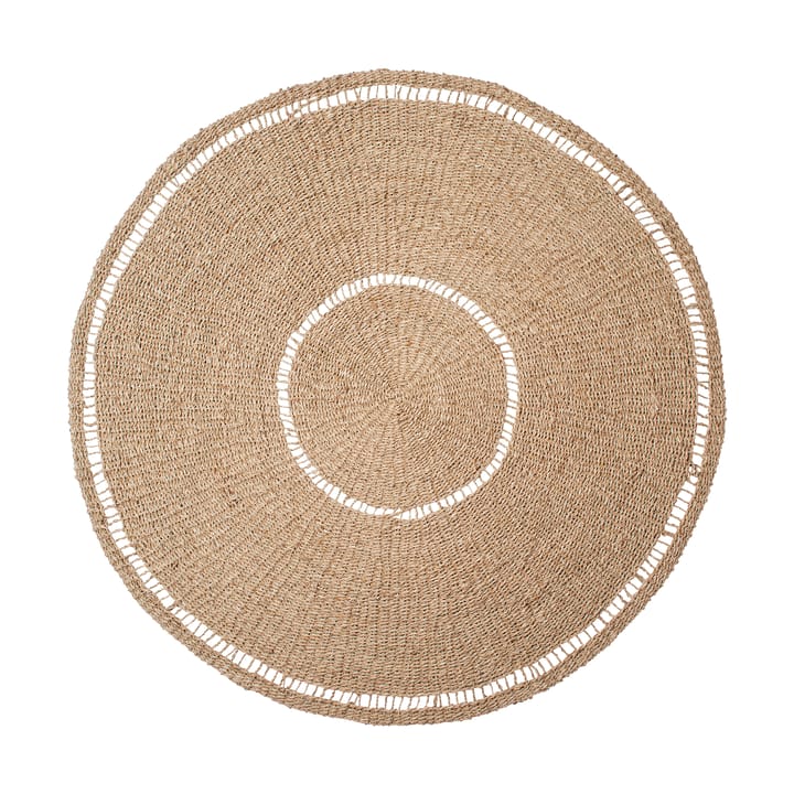 Anina rug seagrass Ø120 cm, Natural Broste Copenhagen