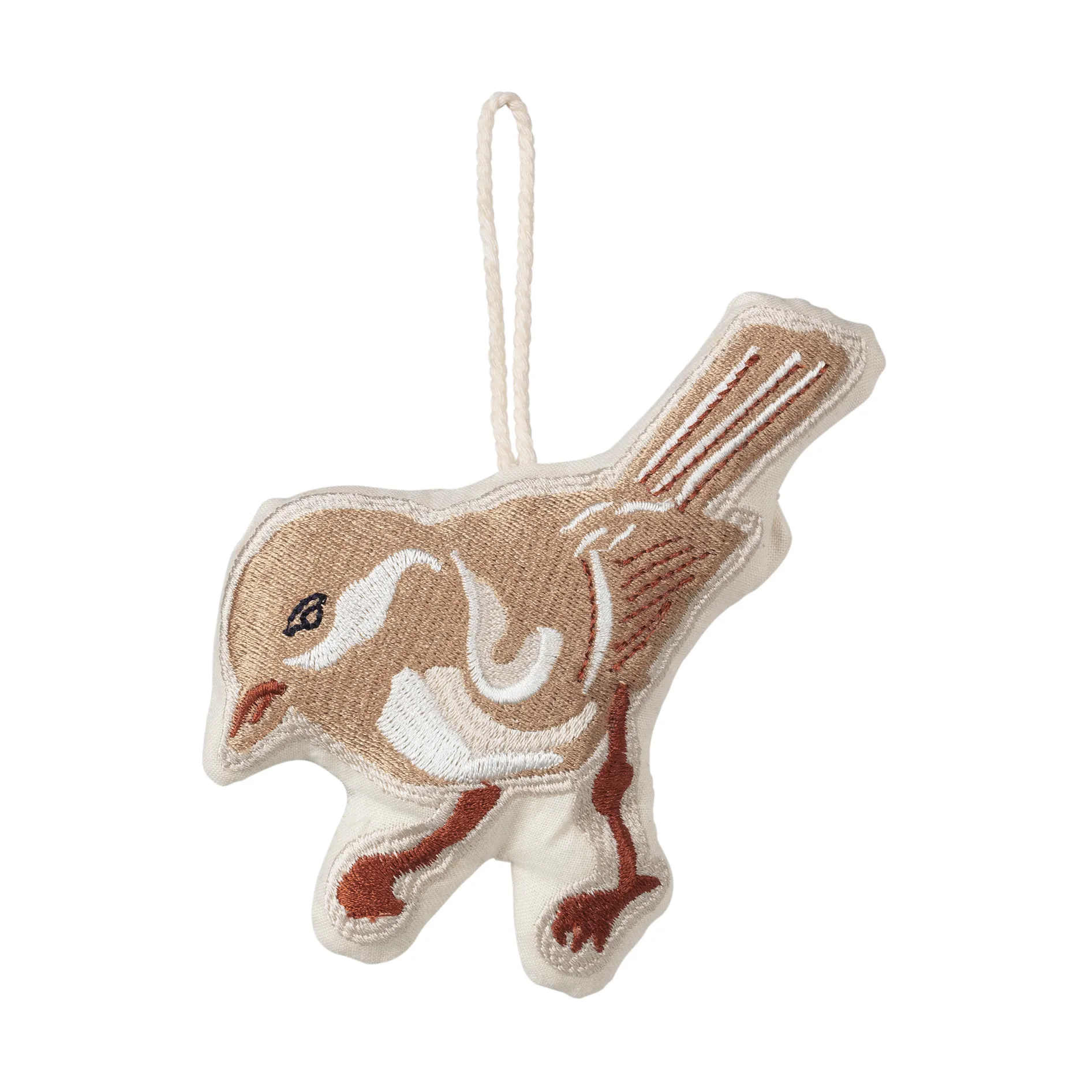 Bird hanging decorations 8x12 cm, Sand Broste Copenhagen