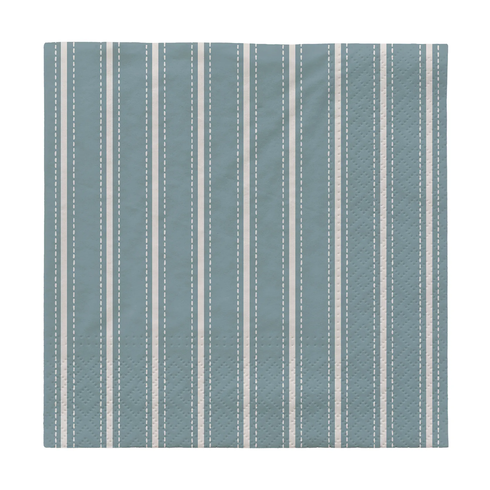 Dolly paper napkins 33x33 cm 20-pack, Light blue-white Broste Copenhagen