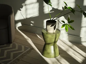 Ebbe stool Ø33x46 cm - Army green - Broste Copenhagen