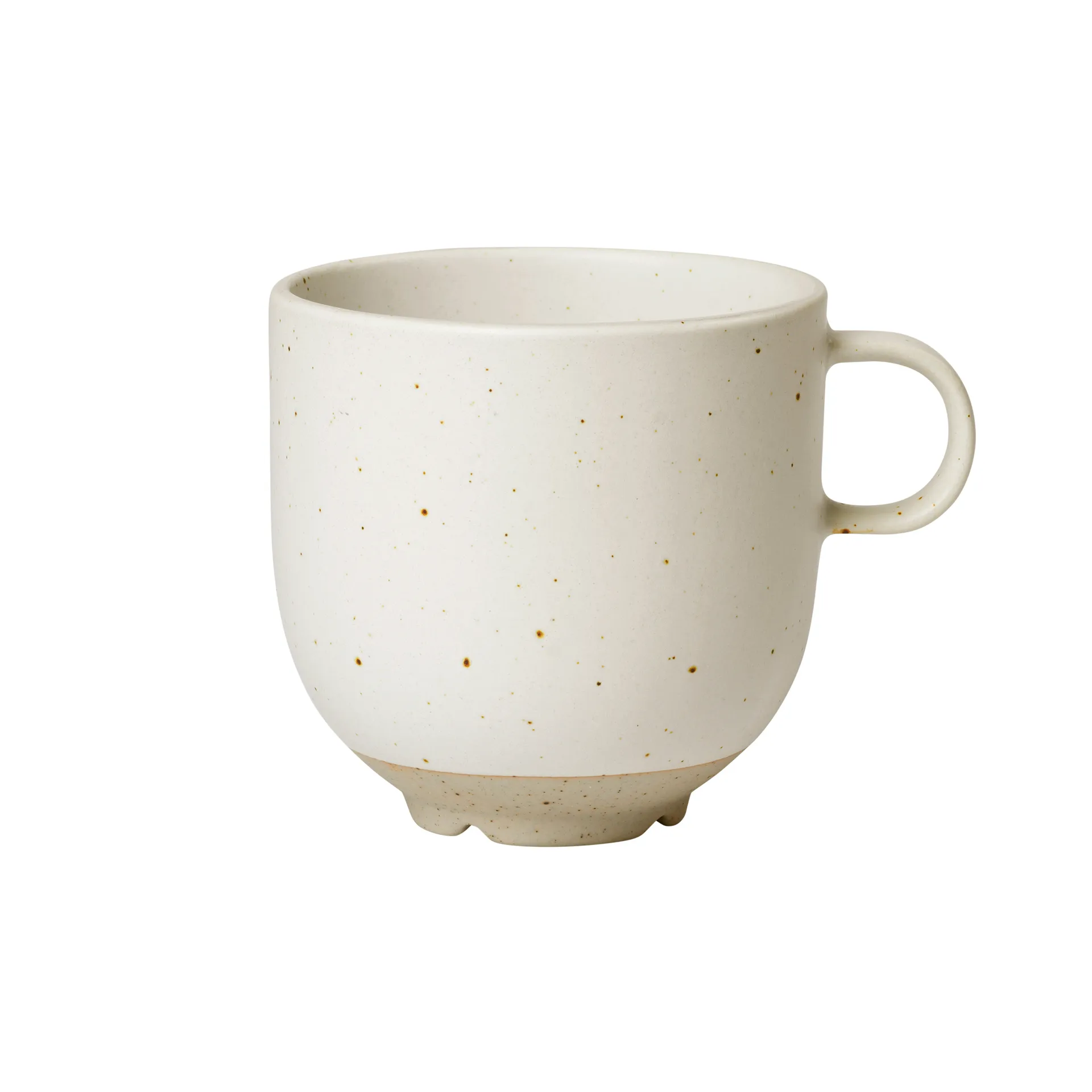 Eli mug with handle 20 cl, matte soft light grey Broste Copenhagen