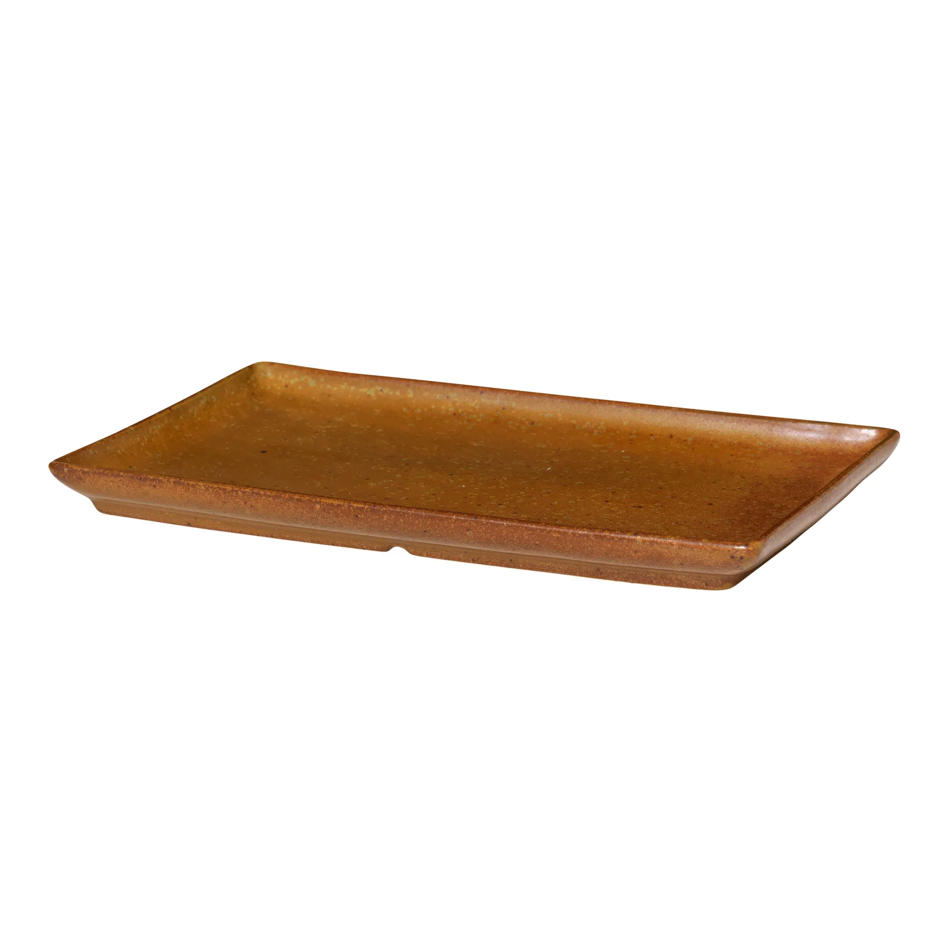 Eli plate 17.6x20 cm, caramel brown Broste Copenhagen
