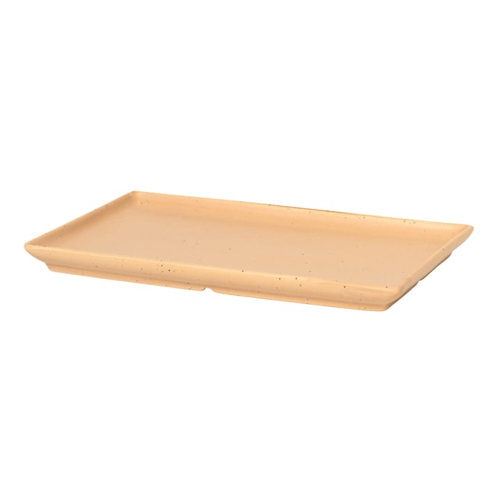 Eli plate 17.6x20 cm - matte light camel - Broste Copenhagen