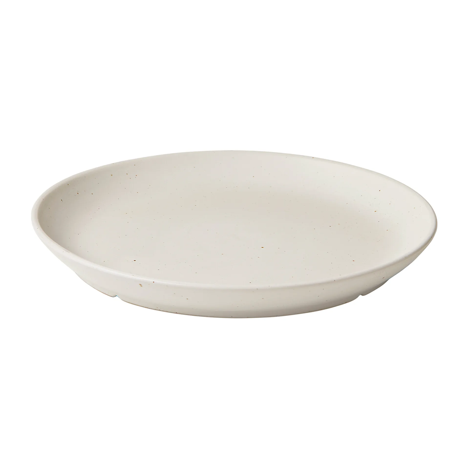 Eli small plate Ø20 cm, Mat soft light Grey Broste Copenhagen