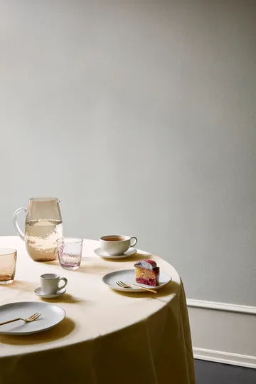 Eli small plate Ø20 cm - Mat soft light Grey - Broste Copenhagen