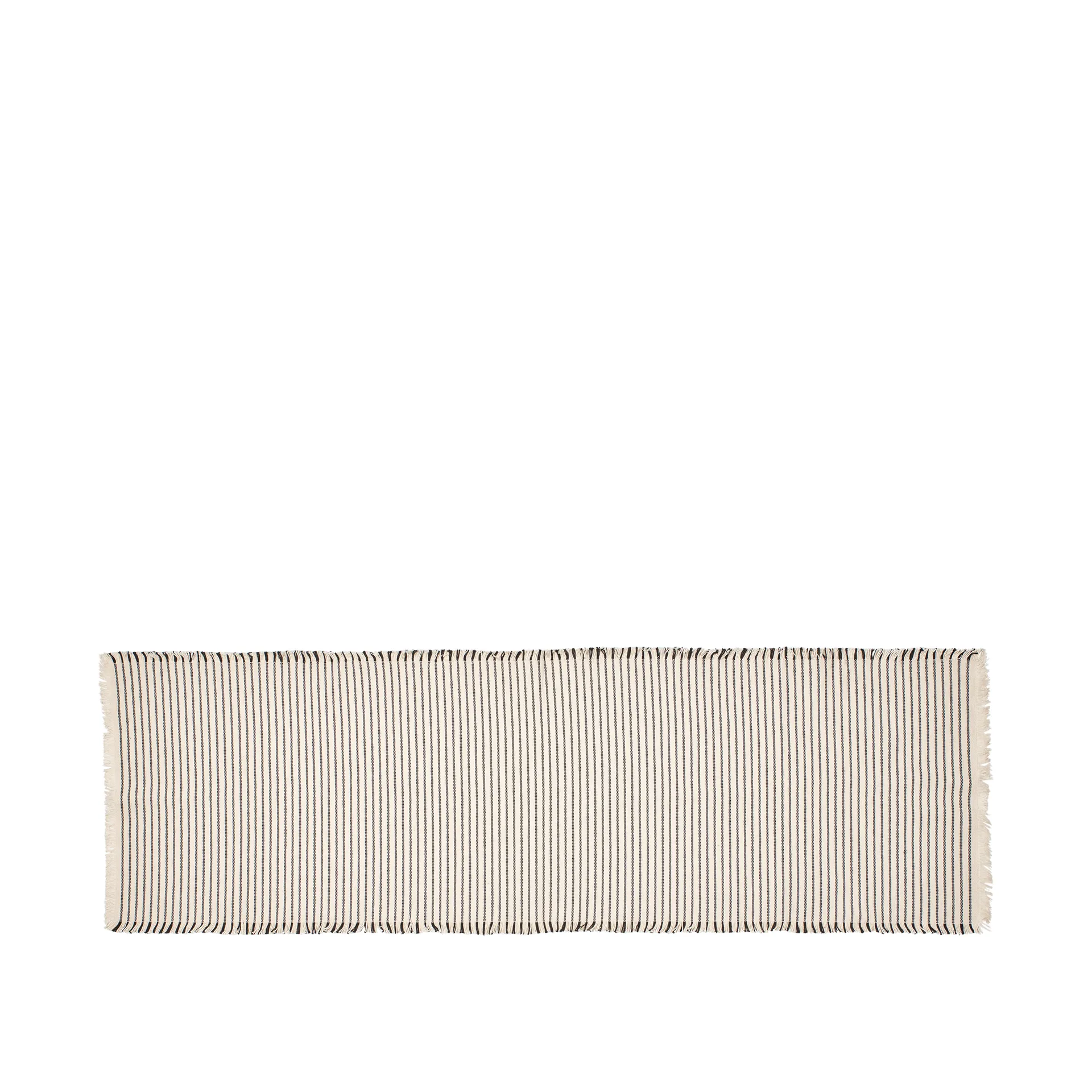 Elouise runner 140 cm, Bone-white black Broste Copenhagen