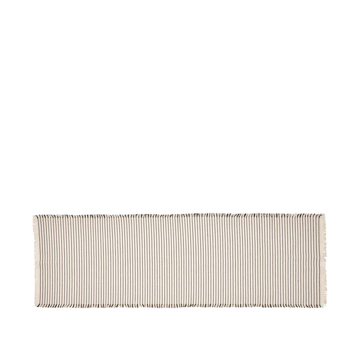 Elouise runner 140 cm - Bone-white black - Broste Copenhagen