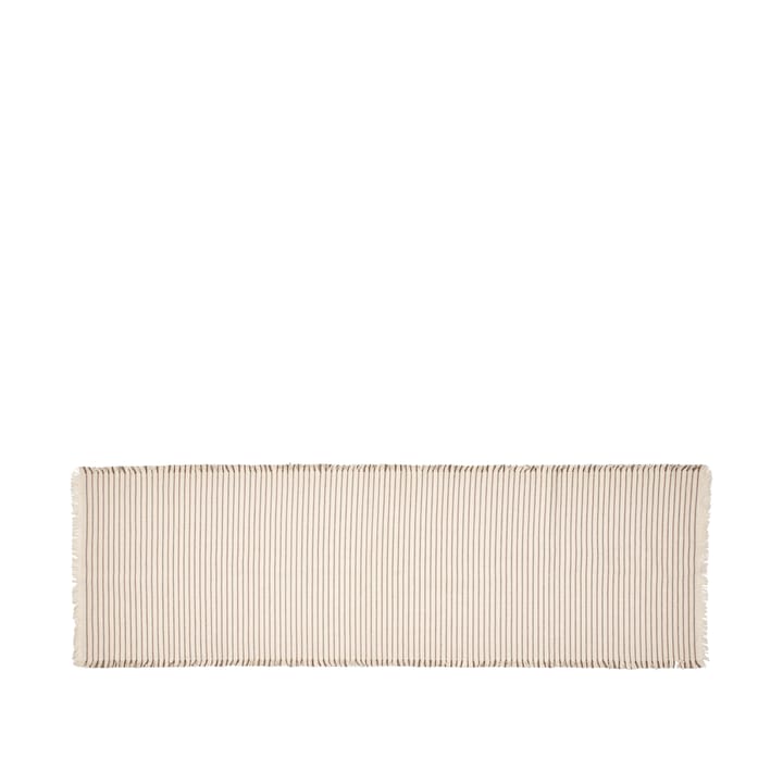 Elouise runner 140 cm - Bone-white fungi grey - Broste Copenhagen