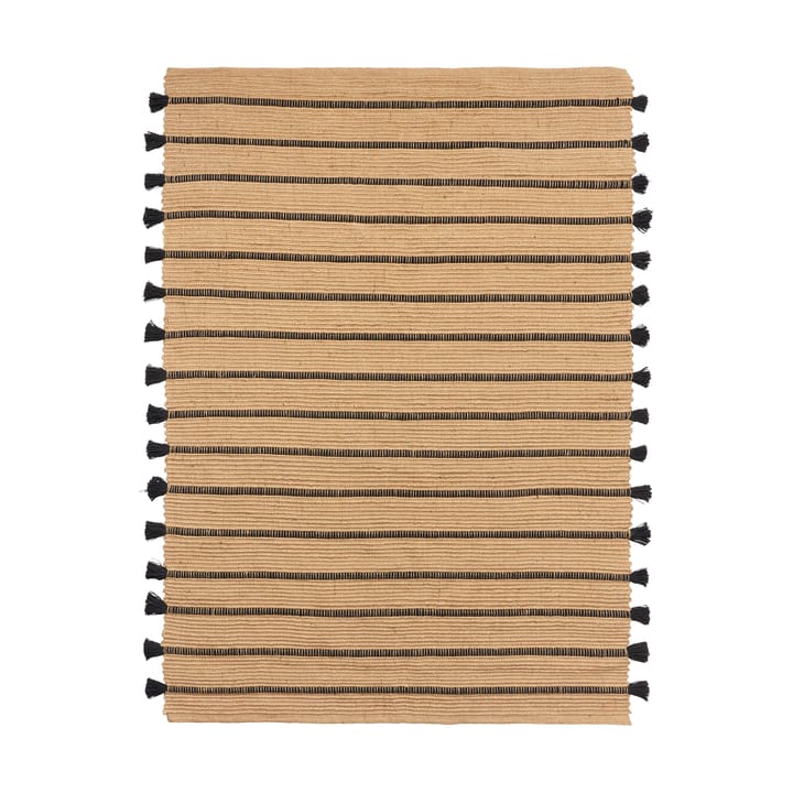 Ezra rug 140x200 cm - Natural-black - Broste Copenhagen
