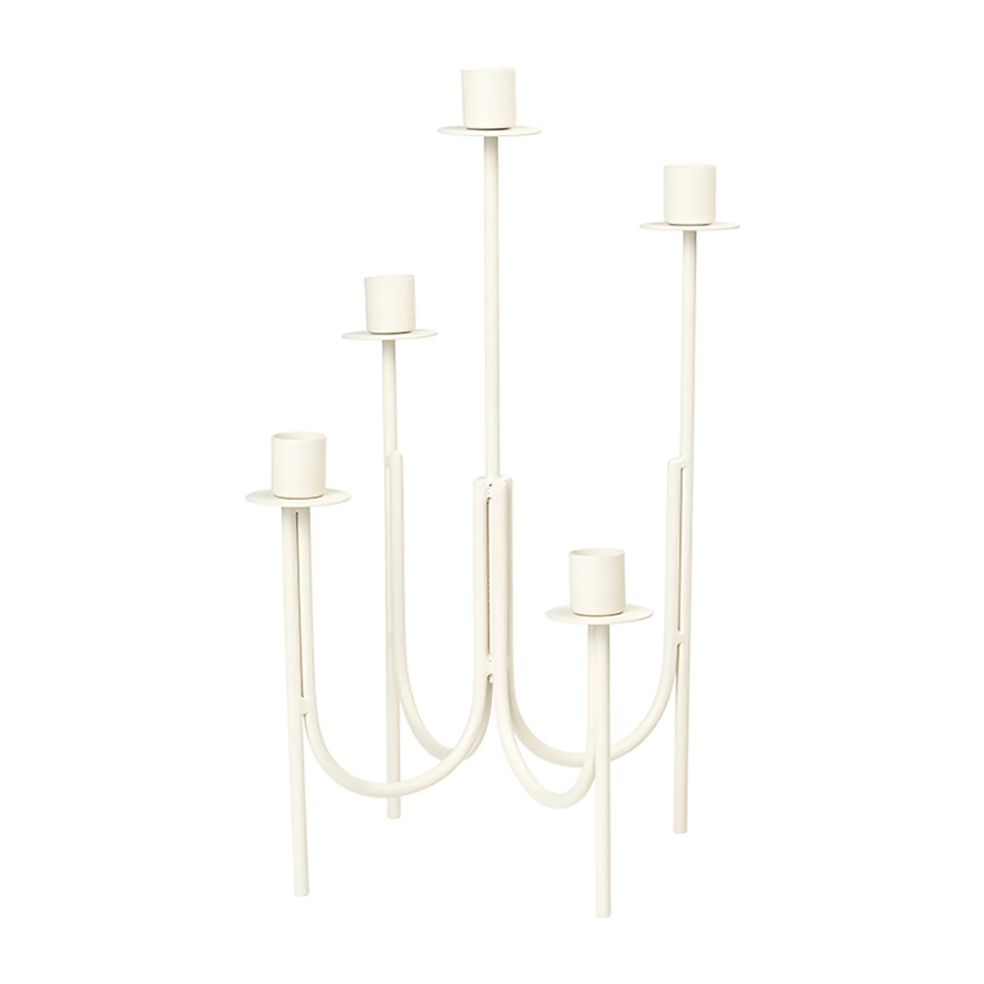 Farri candle sticks, Light warm grey Broste Copenhagen
