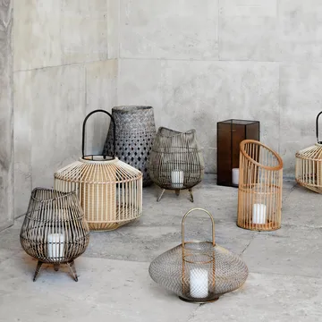 Flax lanterna bamboo - small - Broste Copenhagen