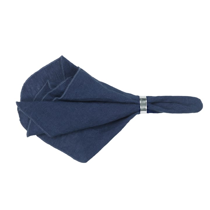 Gracie linen napkins, dark blue (insignia blue) Broste Copenhagen