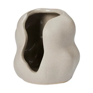 Hekla Hurricane candle lantern - Dove Grey, Ø9,5 cm - Broste Copenhagen