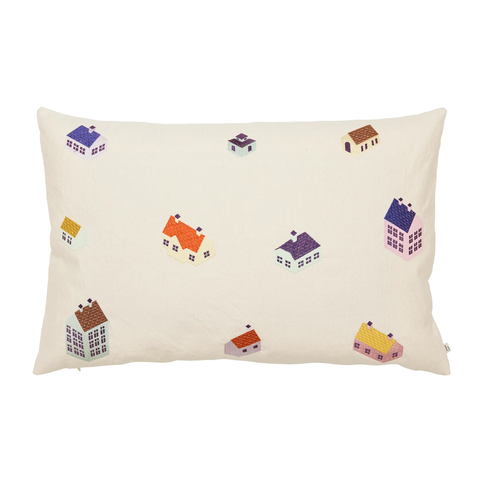 House pillowcase 40x60 cm, Multi color Broste Copenhagen