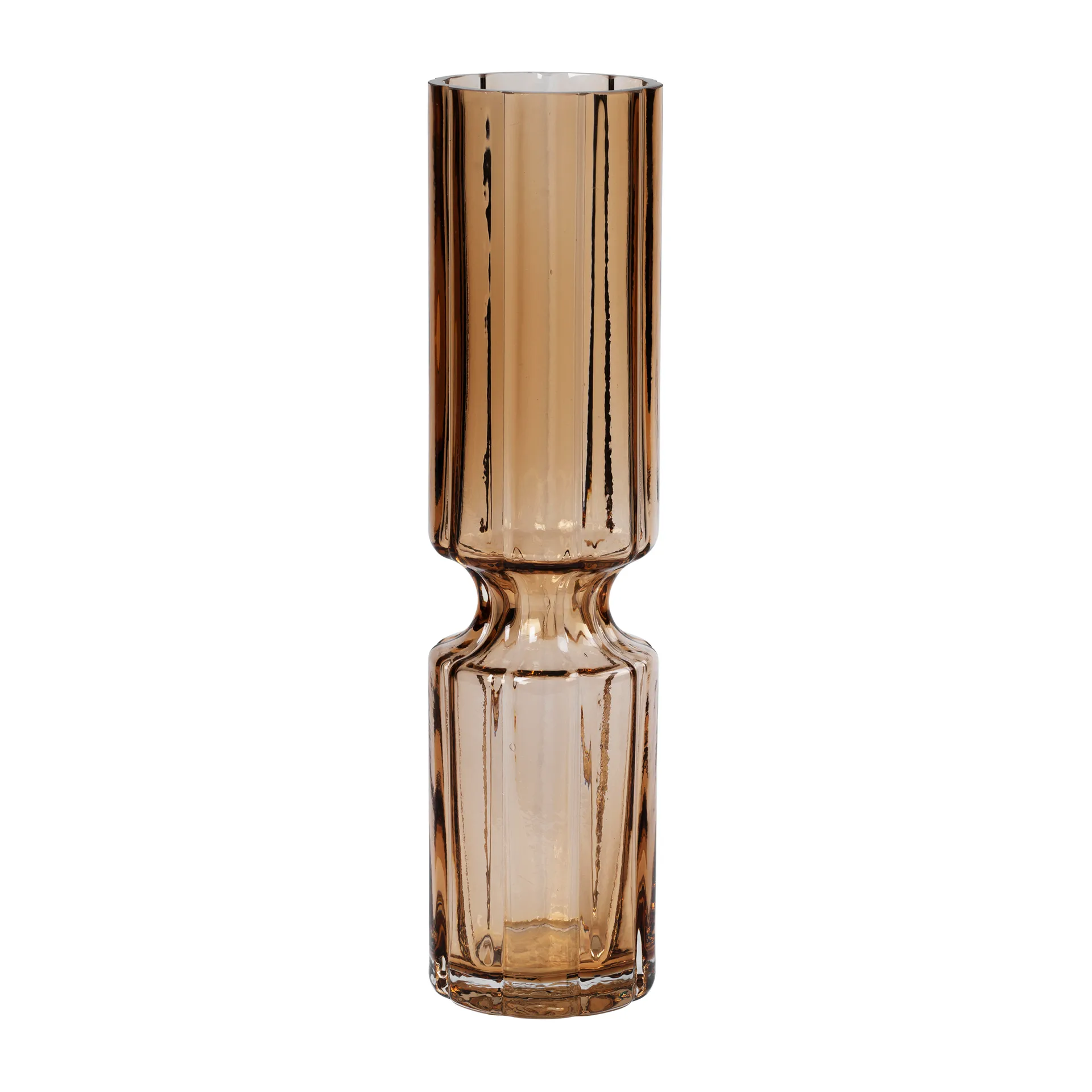 Hyacint glass vase 31.7 cm, Indian tan Broste Copenhagen