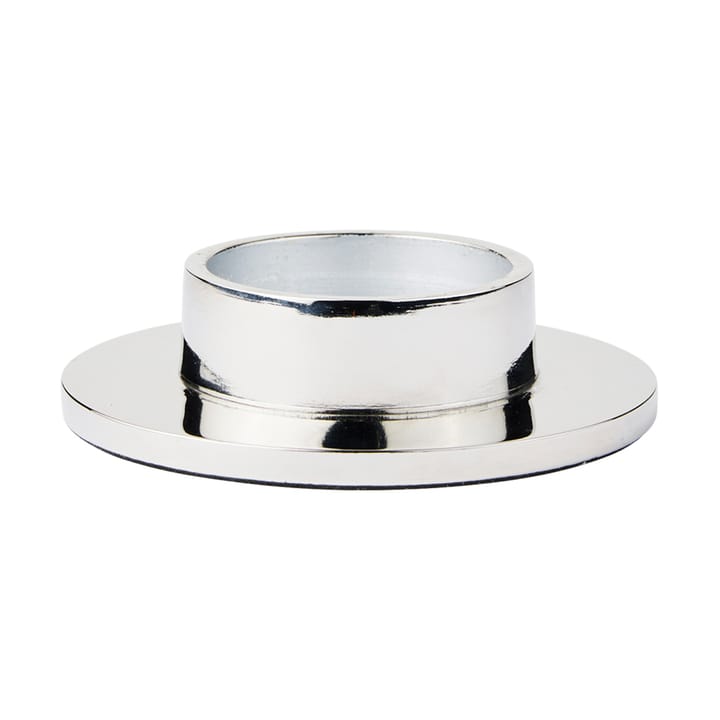Maro candle holder for pillar candles - Silver finish, 4 cm - Broste Copenhagen