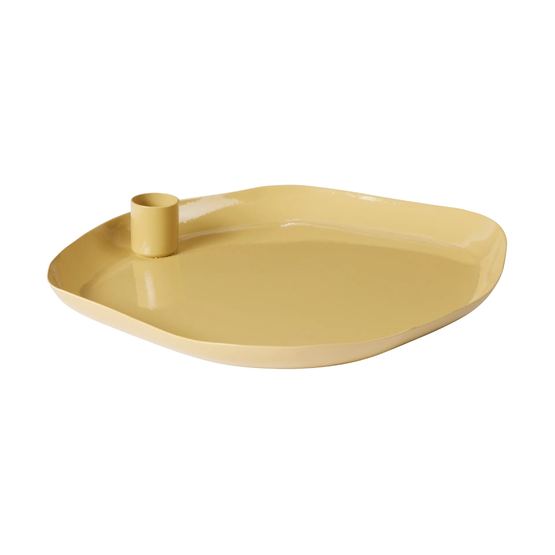 Mie candle holder large, Taupe sand Broste Copenhagen