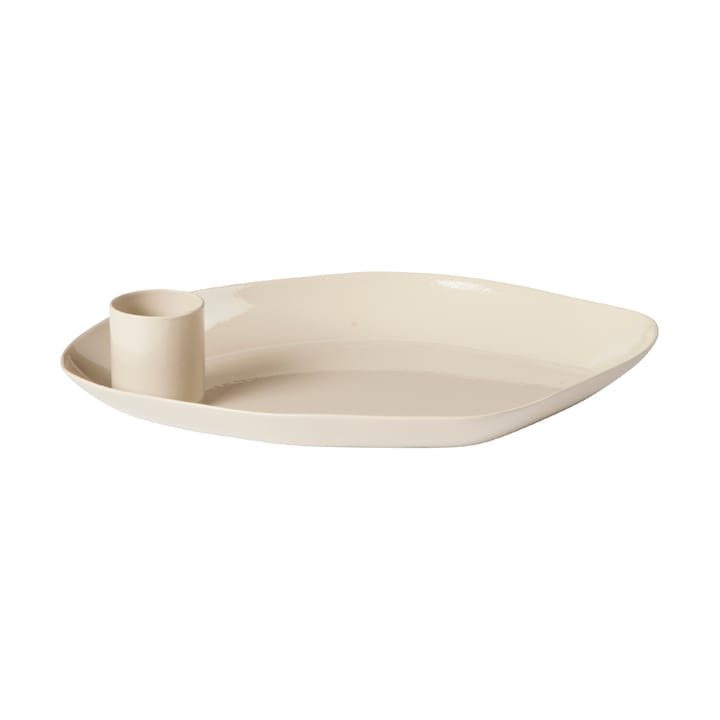 Mie candle holder small - Rainy day grey - Broste Copenhagen