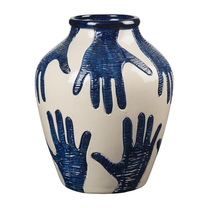 Mime vase 40 cm - Intense blue-rainy day - Broste Copenhagen