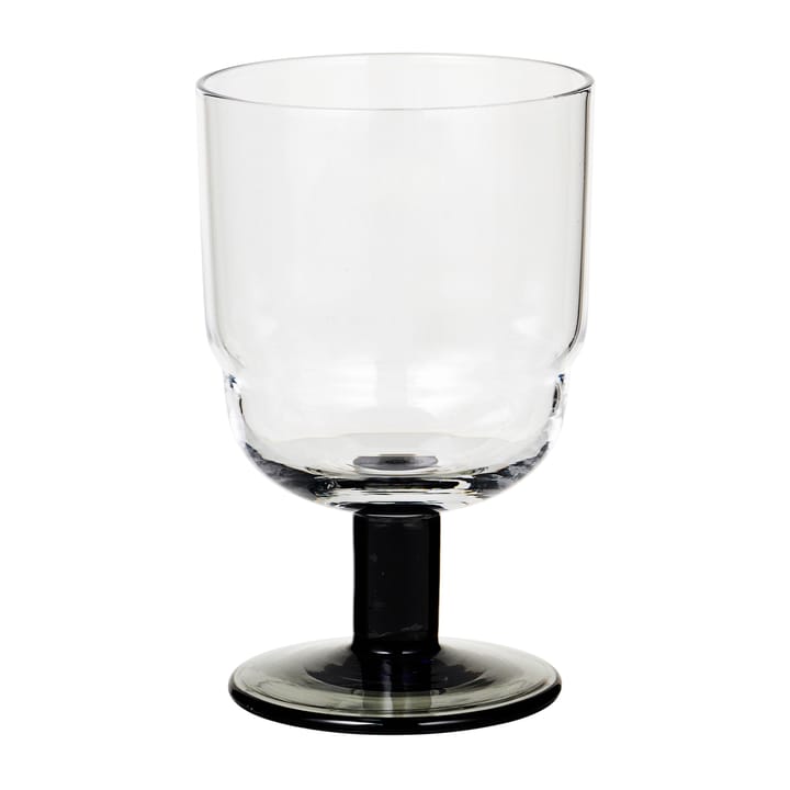 Nordic Bistro white wine glass 20 cl - Clear-smoke stem - Broste Copenhagen