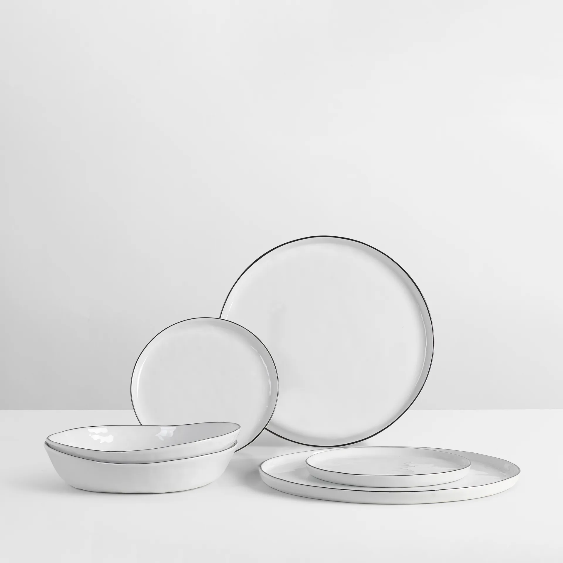 Nordic Salt dinner set for two, 6 pieces Broste Copenhagen